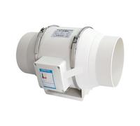 JOXLOVER Ventilateur d'extraction, 3/4/5/6 Pouces À Faible Bruit Tuyau Conduit Hydroponique Ventilateur De Flux D'air D'échappement Cuisine Salle Bains Ventilation Extracteur Puissant Atti(6inch)