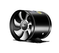 JOXLOVER Ventilateur d'extraction, 4''6''8'' Tuyau Ventilateur D'échappement D'air Métallique Ventilation Mini Extracteur Salle De Bains Toilette Mur Conduit(6-inch)