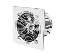 JOXLOVER Ventilateur d'extraction, 6''7'' Booster Ventilateur Extracteur D'échappement Tuyau De Ventilation For Salle Bains Toilette Cuisine Mur Fenêtre En Acier Inoxydable(6inch)