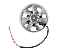 JOXLOVER Ventilateur d'extraction, Ventilateur D'extraction De Fumée, Longueur Cylindre 100mm, Conduit 140 M³/h, Tuyau En Ligne Silencieux, Taille Trou 100 À 110mm, Outil Cuisine(blanc)