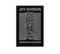 Joy Division - Affiches d'album de plaisirs inconnus - Décoration murale - Décoration vintage - Peinture sur toile pour salon, chambre à coucher - 40 x 60 cm - Style sans cadre
