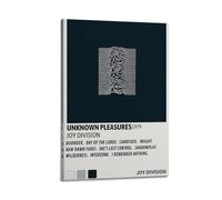Joy Division Affiches d'album Plaisirs inconnus - Décoration murale décorative - Toile vintage pour salon, chambre à coucher - 20 x 30 cm - Style cadre
