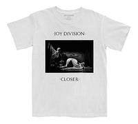 Joydivision T-shirt Classic Closer – Logo du groupe – Officiel Homme Blanc XL