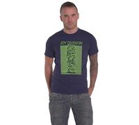 Joy Division T Shirt Unknown Pleasures FP Nouveau Officiel Unisex Navy Bleu Size L