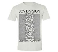 JOY DIVISION - UNKNOWN PLEASURES (WHITE) WHITE T-Shirt X-Large