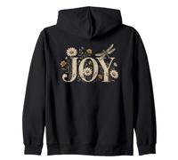 Joy Floral Libellule Fleurs Sauvages Marguerites Vintage Sweat à Capuche