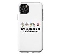 Joy is an Act of Resistance Rainbow Pride Month Human Rights Coque pour iPhone 11 Pro Max