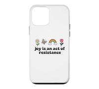 Joy is an Act of Resistance Rainbow Pride Month Human Rights Coque pour iPhone 12 Mini
