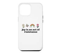 Joy is an Act of Resistance Rainbow Pride Month Human Rights Coque pour iPhone 12 Pro Max