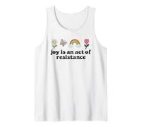 Joy is an Act of Resistance Rainbow Pride Month Human Rights Débardeur