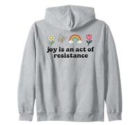 Joy is an Act of Resistance Rainbow Pride Month Human Rights Sweat à Capuche
