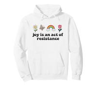 Joy is an Act of Resistance Rainbow Pride Month Human Rights Sweat à Capuche