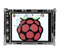 Joy-it 3.2TC Boîtier d'écran Convient pour (kits de développement): Raspberry Pi® verre acrylique transparent