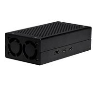 Joy-it ALU CASE for Pi5+M2 HAT / AI Kit Boîtier pour ordinateur monocarte Convient pour (kits de développement): Raspbe