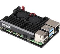 Joy-it Armor Case BLOCK ACTIVE Boîtier pour ordinateur monocarte Convient pour (kits de développement): Raspberry Pi® avec refroidisseur actif noir