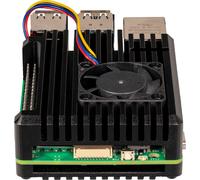 JOY-IT Armor Case BLOCK ACTIVE, RB-AlucaseP5-07FAN, pour Raspberry Pi 5