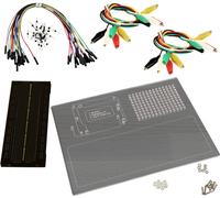 Joy-it Breadboard Set Kit de développement Breadboard Nbr total de pôles 830 (L x l x H) 21 x 22.5 x 7 mm 1 pc(s)