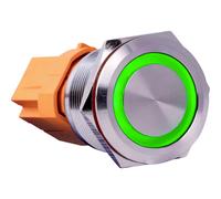 Joy-it BUTTON22C-L-GR BUTTON22C-L-GR Bouton-poussoir 250 V/AC 15 A 1 x On/Off à