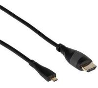 Joy-it Câble HDMI Raspberry Pi® [1x HDMI mâle - 1x HDMI mâle C mini] 1 m noir