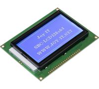 Joy-it Écran LCD blanc bleu 128 x 64 Pixel (l x H x P) 93 x 70 x 12 mm