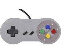 Joy-it Gamepad SNES Design Manette de jeu Raspberry Pi®, Universel gris
