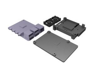 Joy-IT Joy-IT + FAN Raspberry Pi 4 « Armor Case Block Active », boîtier
