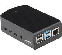 Joy-It Raspberry 4 Aluminium Case noir Boîtier Raspberry Pi