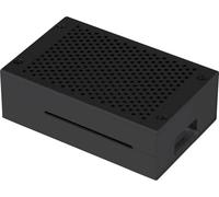 Joy-it rb-AlucaseP4+01B Boîtier pour ordinateur monocarte Raspberry Pi® aluminium noir