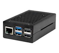 Joy-it RB-AlucaseP5-01B Boîtier pour ordinateur monocarte Raspberry Pi aluminium noir