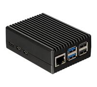 Joy-it RB-AlucaseP5-08 Boîtier pour ordinateur monocarte Convient pour (kits de développement): Raspberry Pi® avec refroidisseur