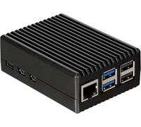 Joy-it RB-AlucaseP5-08 Boîtier pour ordinateur monocarte Convient pour (kits de développement): Raspberry Pi® avec refroidisseur