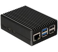 Joy-it RB-AlucaseP5-08 Boîtier pour ordinateur monocarte Convient pour (kits de développement): Raspberry Pi® avec refroidisseur