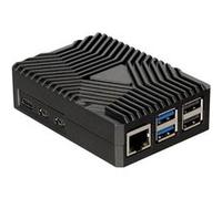 Joy-it RB-AlucaseP5-09 Boîtier pour ordinateur monocarte Convient pour (kits de développement): Raspberry Pi® avec refr