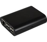 Joy-it RB-CASE+04B Boîtier pour ordinateur monocarte Convient pour (kits de développement): Raspberry Pi noir
