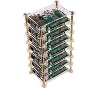 Joy-it RB-Case+19 Boîtier pour ordinateur monocarte Convient pour (kits de développement): Raspberry Pi® verre acrylique transparent