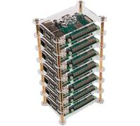 Joy-it RB-Case+19 Boîtier pour ordinateur monocarte Convient pour (kits de développement): Raspberry Pi verre acrylique