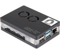 Joy-it RB-CaseP4+03 Boîtier pour ordinateur monocarte Convient pour (kits de développement): Raspber