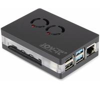 Joy-it RB-CaseP4+03 Boîtier pour ordinateur monocarte Convient pour (kits de développement): Raspberry Pi® avec refroidisseur