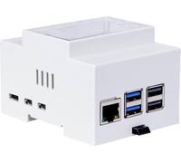 Joy-it RB-CaseP5-07 Boîtier pour ordinateur monocarte pour montage sur rail gris