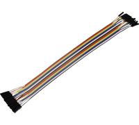 Joy-it RB-CB5-025 Câble de cavalier Raspberry Pi®, Banana Pi, Arduino [20x Pontage filaire de prise femelle - 20x Pontage filaire