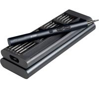 Joy-it WE-0002 Jeu doutils tournevis, Outil multifonction sans fil magnétique, en valise 62 pièces