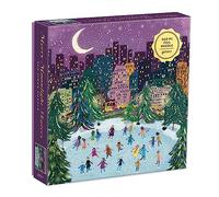 Joy LaForme - GALISON BOOKS 9780735366725 Merry Moonlight Skaters 500 Piece Foil Puzzle