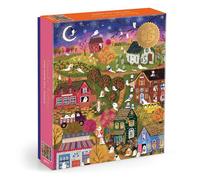 Galison Puzzle Joy Laforme Spooky Village 1000 pièces Foil