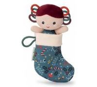 Lilliputiens - Décoration féérique et festive avec Joy le lutin de Noël - Peluche décorative espiègle et lumineux - Pour émerveiller petits et grands - Chaussette magique avec peluche de noel - 83499