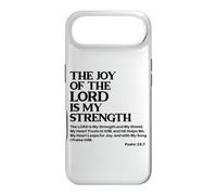 Joy of The Lord is My Strength, Impression chrétienne de la Bible Coque pour iPhone Air