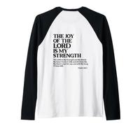 Joy of The Lord is My Strength, Impression chrétienne de la Bible Manche Raglan