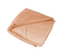 Joy - plaid - 150x200cm - en fausse fourrure - Corail
