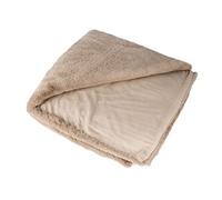 Joy - plaid - 150x200cm - en fausse fourrure - Taupe