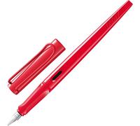 Joy Strawberry-Stylo-Plume Calligraphique Avec Grip Ergonomique Et Plume En Acier Poli D'une Largeur De Trait De 1,9 Mm-Stylo-Plume Avec Plume Ruban-Avec Cartouche D'encre T 10 Bleu