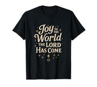 Joy to World The Lord His Come Christian Christmas Vintage T-Shirt